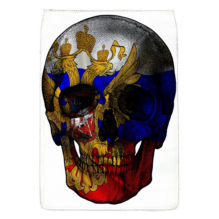 Russian flag skull Flap Covers (S) 