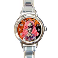 Bride From Hell Round Italian Charm Watch by Valentinaart