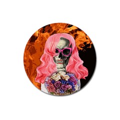 Bride From Hell Magnet 3  (round) by Valentinaart