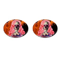 Bride From Hell Cufflinks (oval) by Valentinaart