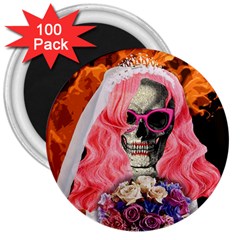 Bride From Hell 3  Magnets (100 Pack) by Valentinaart