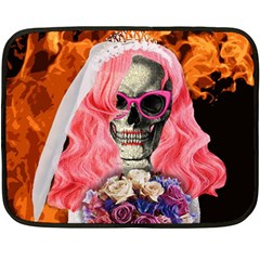 Bride From Hell Double Sided Fleece Blanket (mini)  by Valentinaart