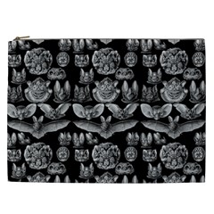 1904 Haeckel Chiroptera Black Cosmetic Bag (xxl)  by EndlessVintage