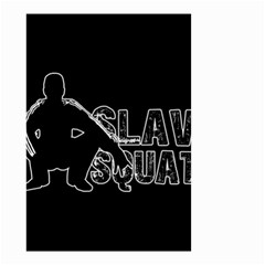 Slav Squat Small Garden Flag (two Sides) by Valentinaart