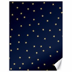 Navy/gold Stars Canvas 18  X 24   by Colorfulart23