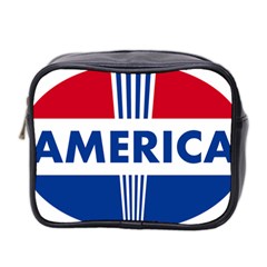 America  Mini Toiletries Bag 2-side by Colorfulart23