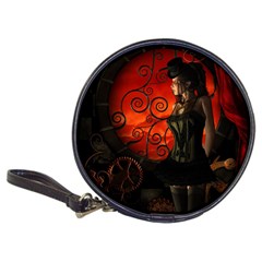 Steampunk, Wonderful Steampunk Lady In The Night Classic 20-cd Wallets by FantasyWorld7