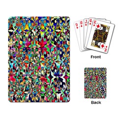 Psychedelic Background Playing Card by Colorfulart23