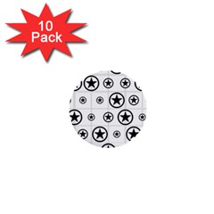 Army Stars 1  Mini Buttons (10 Pack)  by linceazul