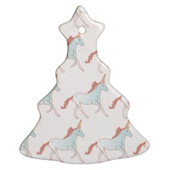 Unicorn Pattern Ornament (christmas Tree)  by paulaoliveiradesign