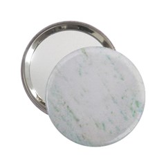 Greenish Marble Texture Pattern 2.25  Handbag Mirrors