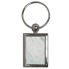 Greenish Marble Texture Pattern Key Chains (rectangle)  by paulaoliveiradesign