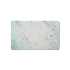 Greenish Marble Texture Pattern Magnet (Name Card)