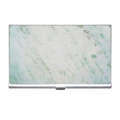 Greenish Marble Texture Pattern Business Card Holders