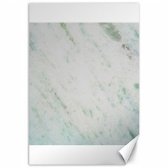 Greenish Marble Texture Pattern Canvas 12  x 18  