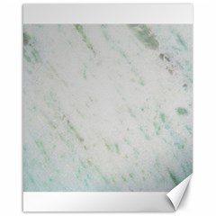 Greenish Marble Texture Pattern Canvas 16  x 20  