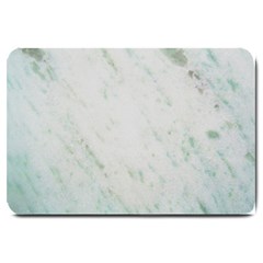 Greenish Marble Texture Pattern Large Doormat 