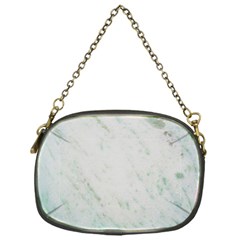 Greenish Marble Texture Pattern Chain Purses (one Side)  by paulaoliveiradesign