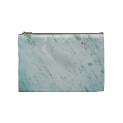 Greenish Marble Texture Pattern Cosmetic Bag (Medium) 