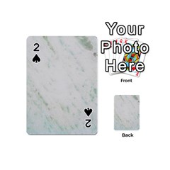 Greenish Marble Texture Pattern Playing Cards 54 (Mini) 