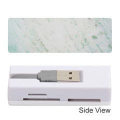 Greenish Marble Texture Pattern Memory Card Reader (Stick) 