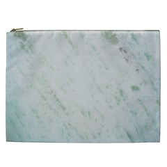 Greenish Marble Texture Pattern Cosmetic Bag (XXL) 