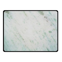 Greenish Marble Texture Pattern Double Sided Fleece Blanket (Small) 