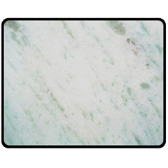 Greenish Marble Texture Pattern Double Sided Fleece Blanket (Medium) 