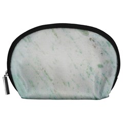 Greenish Marble Texture Pattern Accessory Pouches (Large) 