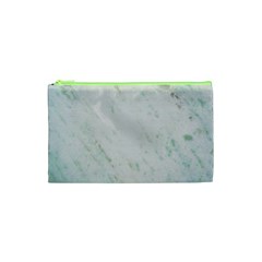 Greenish Marble Texture Pattern Cosmetic Bag (XS)