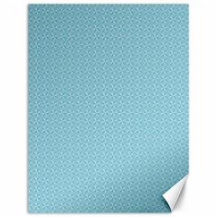 Blue Pattern Canvas 12  X 16  