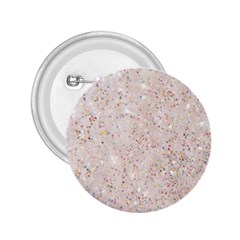 white sparkle glitter pattern 2.25  Buttons