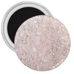 white sparkle glitter pattern 3  Magnets