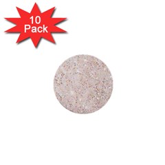 white sparkle glitter pattern 1  Mini Buttons (10 pack) 