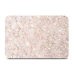 white sparkle glitter pattern Plate Mats