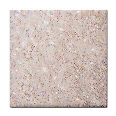 white sparkle glitter pattern Face Towel