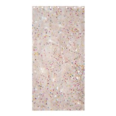 white sparkle glitter pattern Shower Curtain 36  x 72  (Stall) 