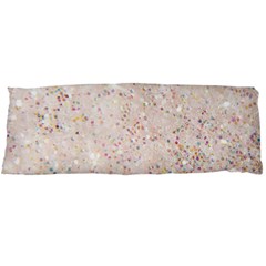 white sparkle glitter pattern Body Pillow Case (Dakimakura)