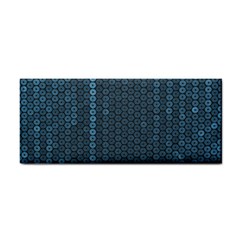 Blue Sparkly Sequin Texture Cosmetic Storage Cases by paulaoliveiradesign