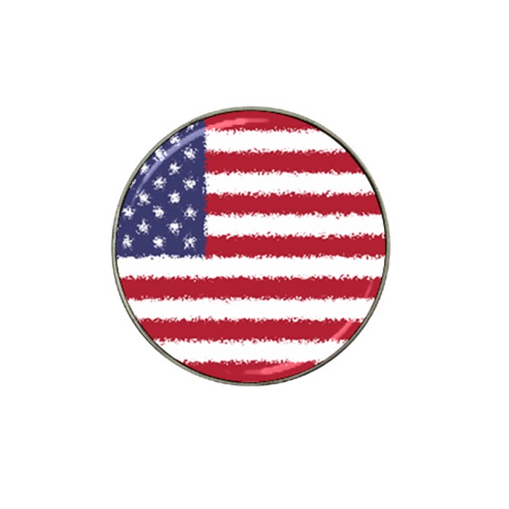 Flag Of The United States America Hat Clip Ball Marker (4 pack)