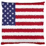 Flag Of The United States America Large Flano Cushion Case (Two Sides) Front