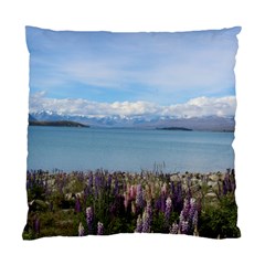 Lake Tekapo New Zealand Landscape Photography Standard Cushion Case (two Sides) by paulaoliveiradesign
