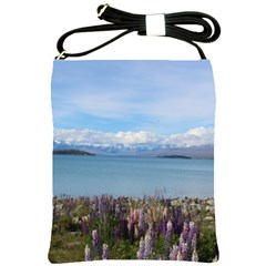 Lake Tekapo New Zealand Landscape Photography Shoulder Sling Bags by paulaoliveiradesign