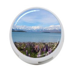 Lake Tekapo New Zealand Landscape Photography 4-port Usb Hub (two Sides)  by paulaoliveiradesign