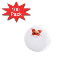 Animal Image Fox 1  Mini Magnets (100 Pack)  by BangZart