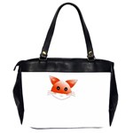 Animal Image Fox Office Handbags (2 Sides)  Back