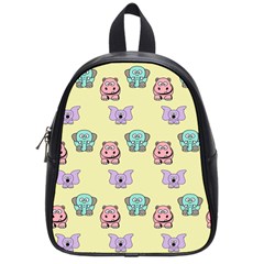 Animals Pastel Children Colorful School Bags (small)  by BangZart