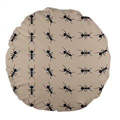 Ants Pattern Large 18  Premium Round Cushions