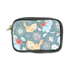 Cute Cat Background Pattern Coin Purse by BangZart