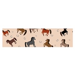 Horses For Courses Pattern Satin Scarf (oblong)